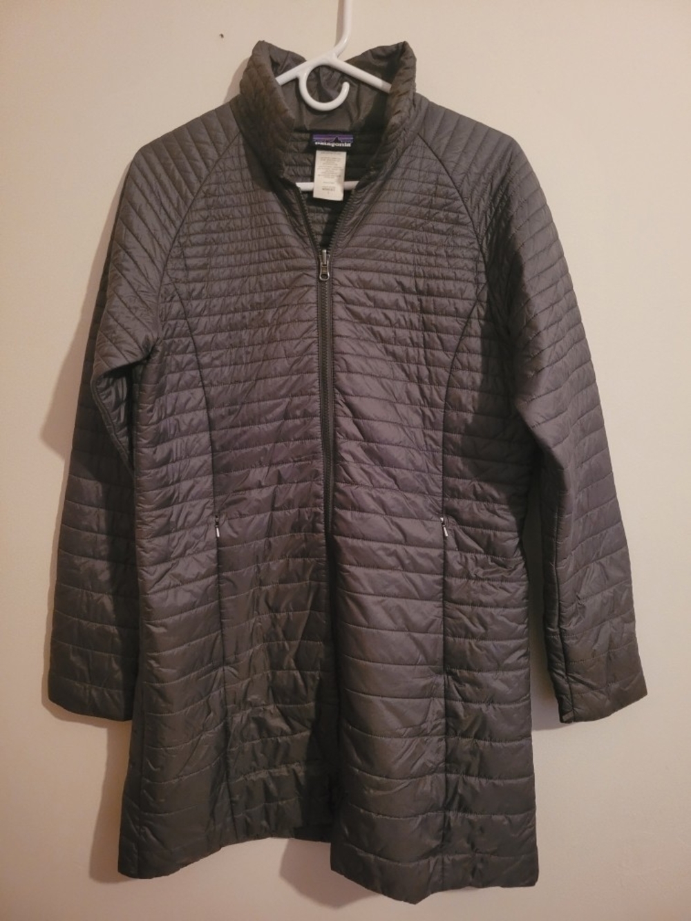 Patagonia Quilted Long Puffer Coat - Gray